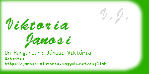 viktoria janosi business card